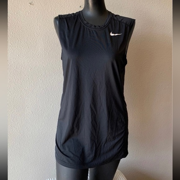 Nike Tops - Nike Black Small Muscle Tank Top Dri-fit Fitted